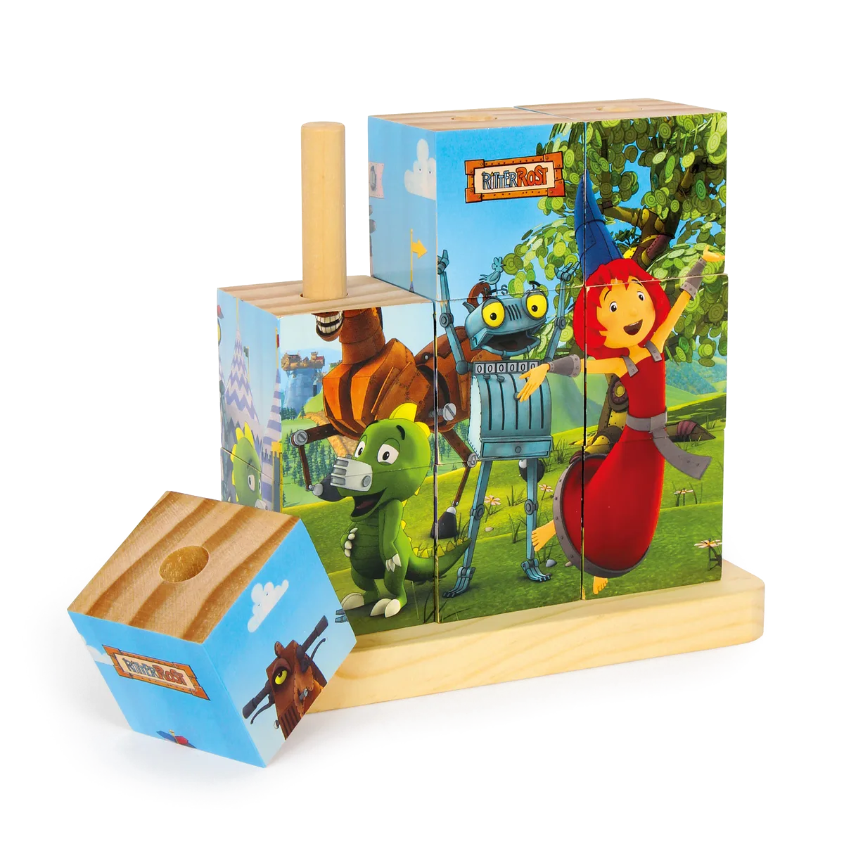 small foot Stapel Puzzle, Ritter Rost - Bild 1