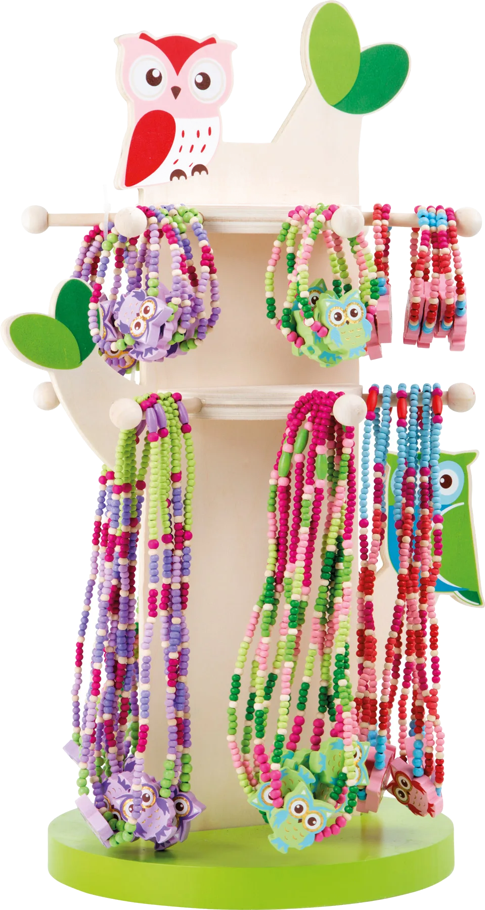 small foot Display mit Schmuck (72 Stk.), Eulen - Bild 1