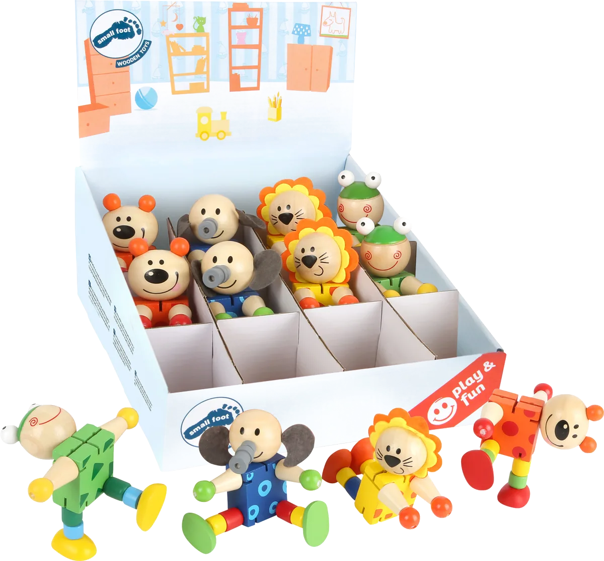 small foot Display Biegetiere (12 Stk.) - Bild 1