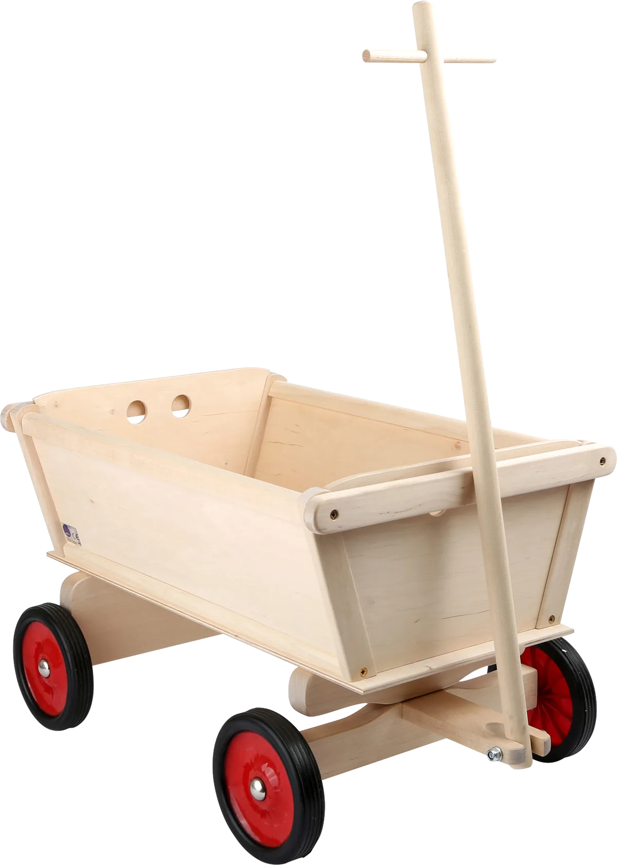 small foot Bollerwagen für die Puppe, Natur - Bild 1