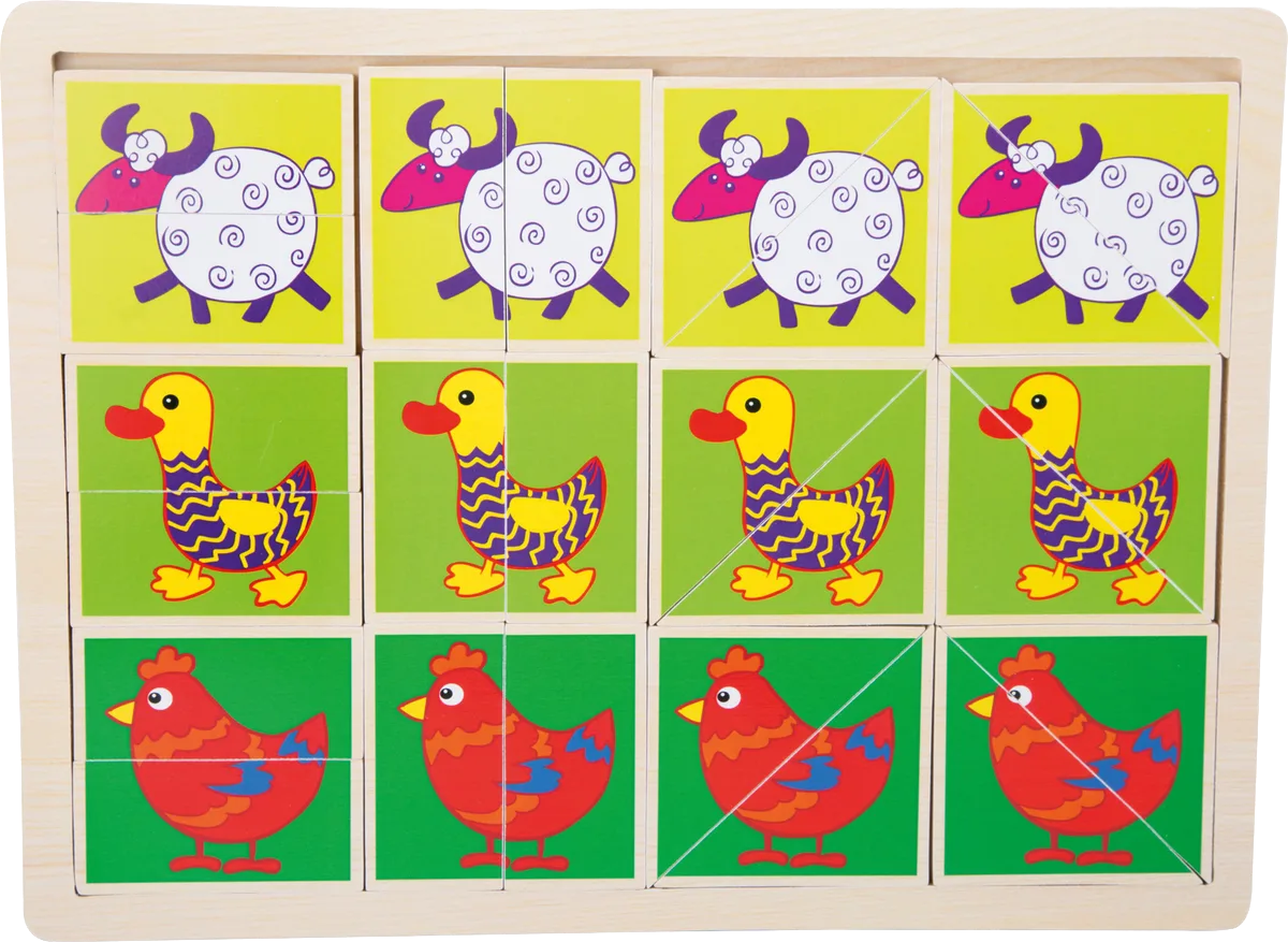 small foot Puzzle, Witzige Tiere - Bild 1