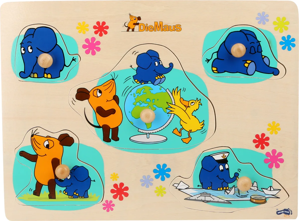 small foot Puzzle mit Elefant, Die Maus - Bild 1