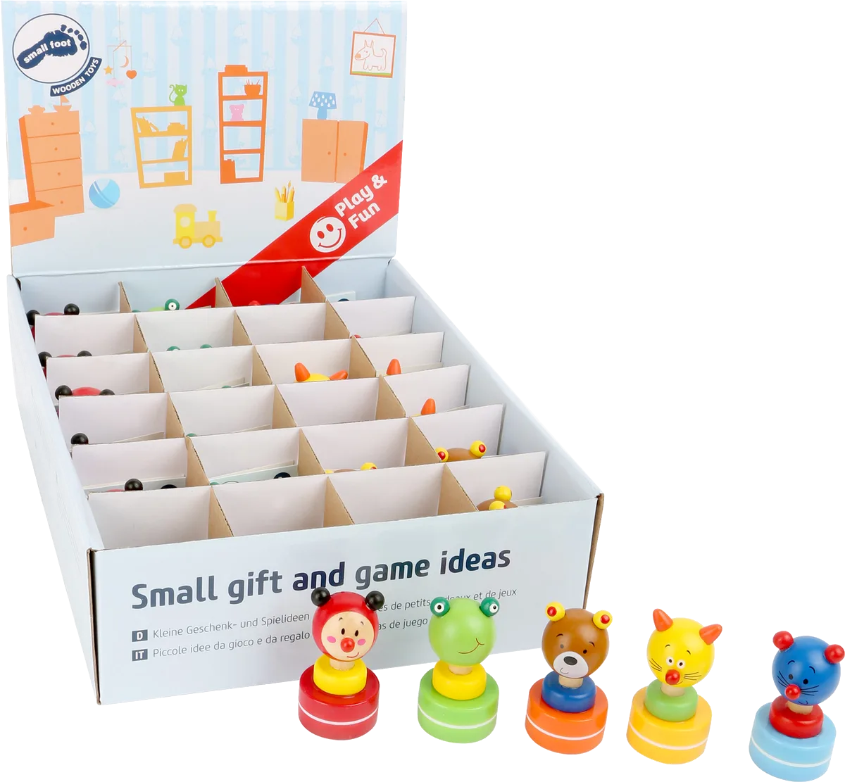 small foot Display Stempel (24 Stk.), Tiere - Bild 1