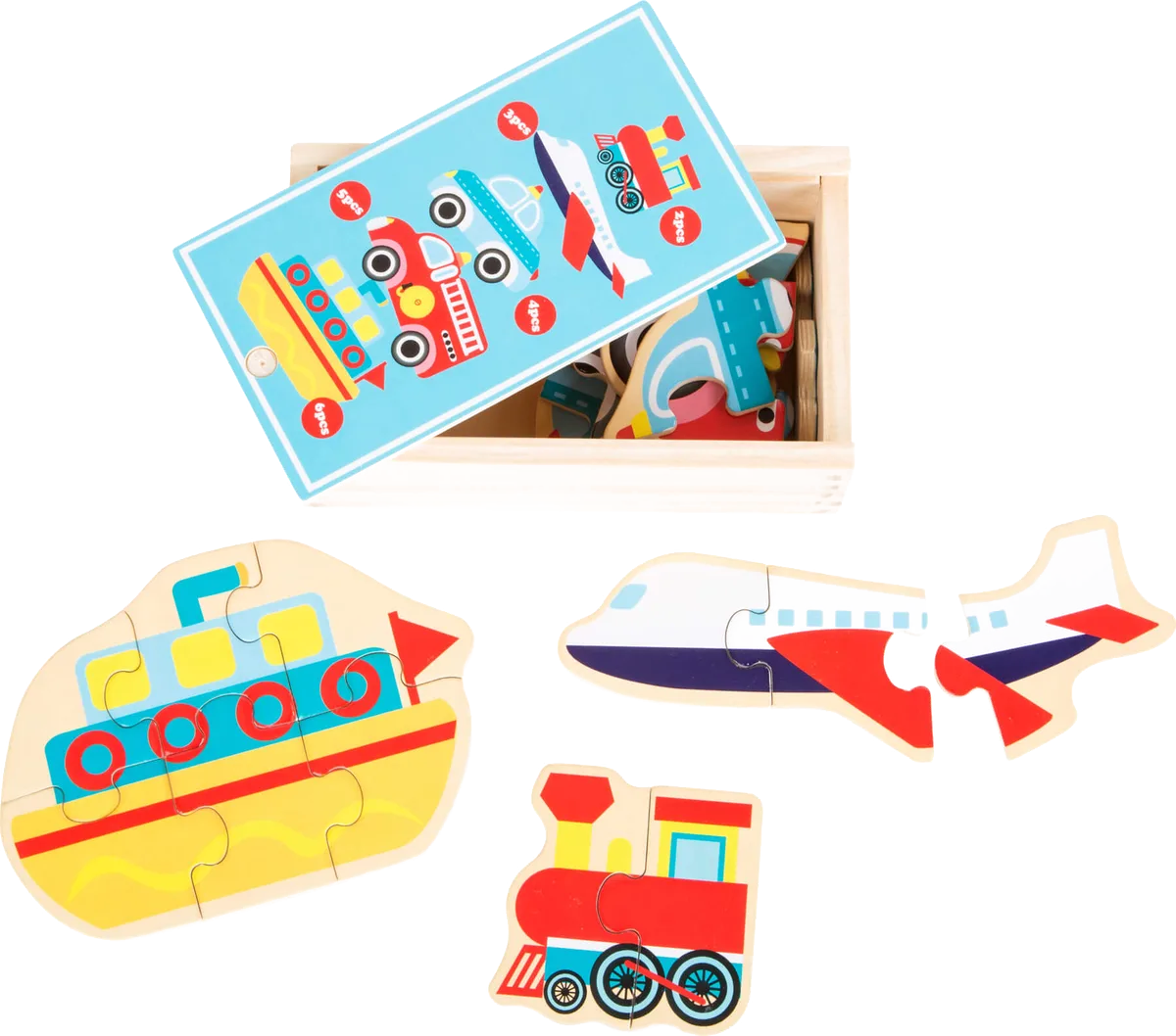 small foot Puzzle in Box, Transport - Bild 1