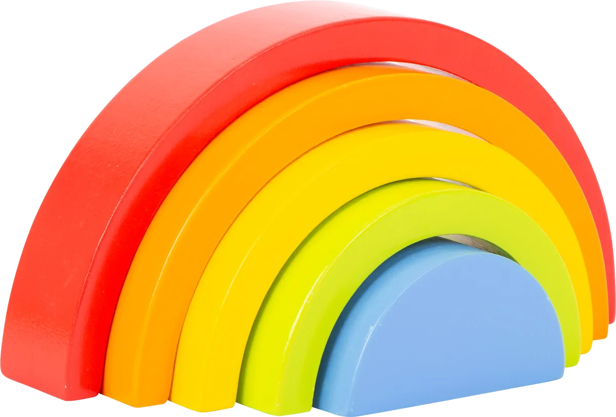 small foot Bauklötze, Regenbogen - Bild 1