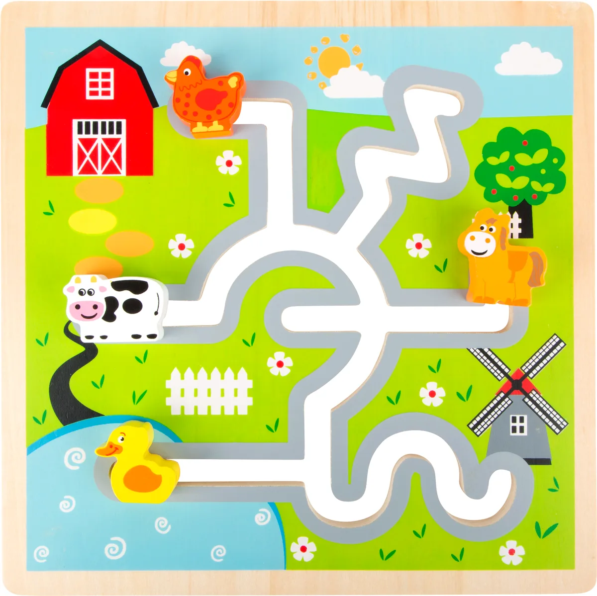small foot Schiebe Puzzle, Bauernhof - Bild 1