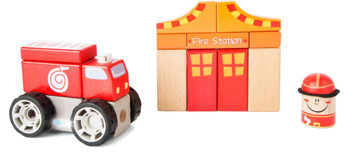 small foot Baukasten mit Sound, Feuerwehr - Bild 1