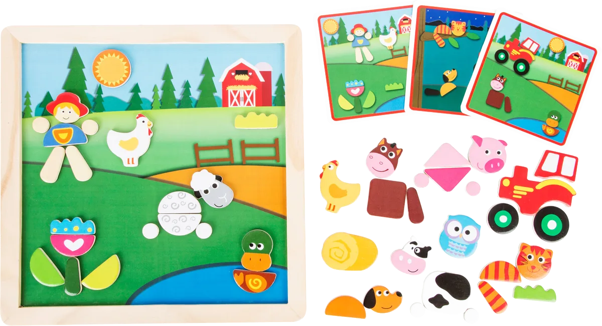 small foot Magnet Puzzle, Bauernhof - Bild 1