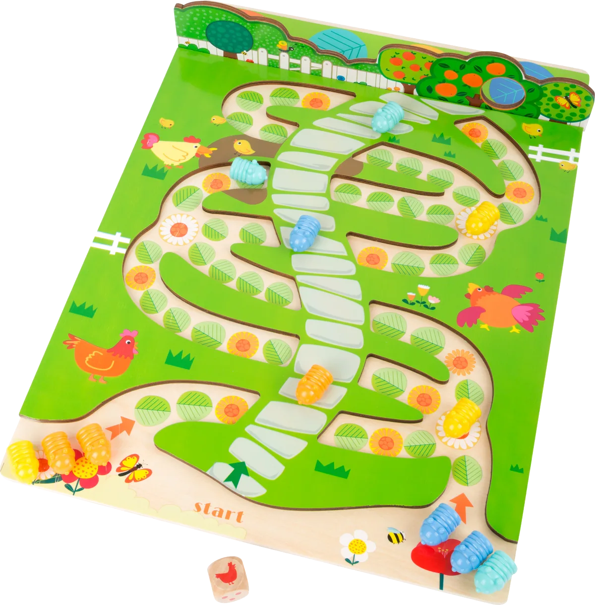 small foot Spiel 2 in 1, Raupen - Bild 1