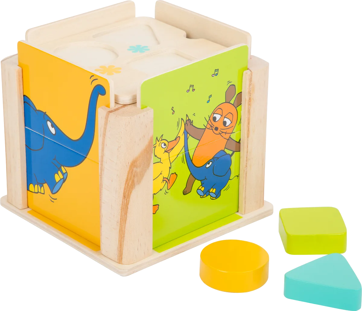 small foot Einsteckbox mit Elefant, Die Maus - Bild 1