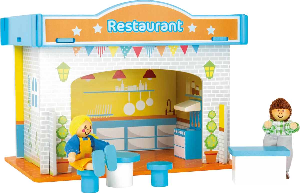 small foot Themenspiel, Restaurant mit Zubehör - Bild 1