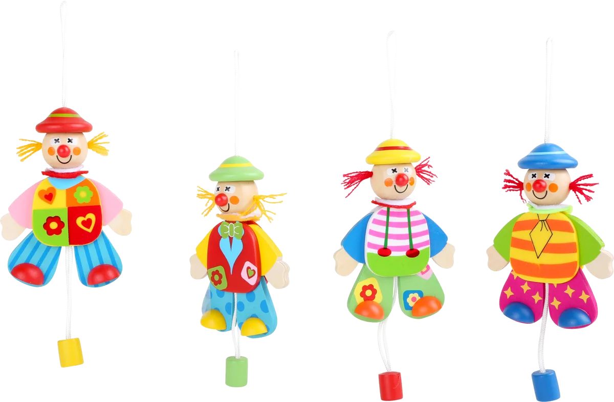 small foot Display Hampelmann (16 Stk.), Clowns - Bild 1