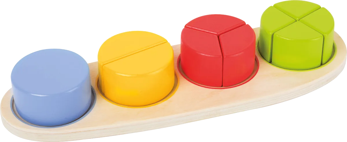 small foot Puzzle Zylinder Formen, Educate - Bild 1