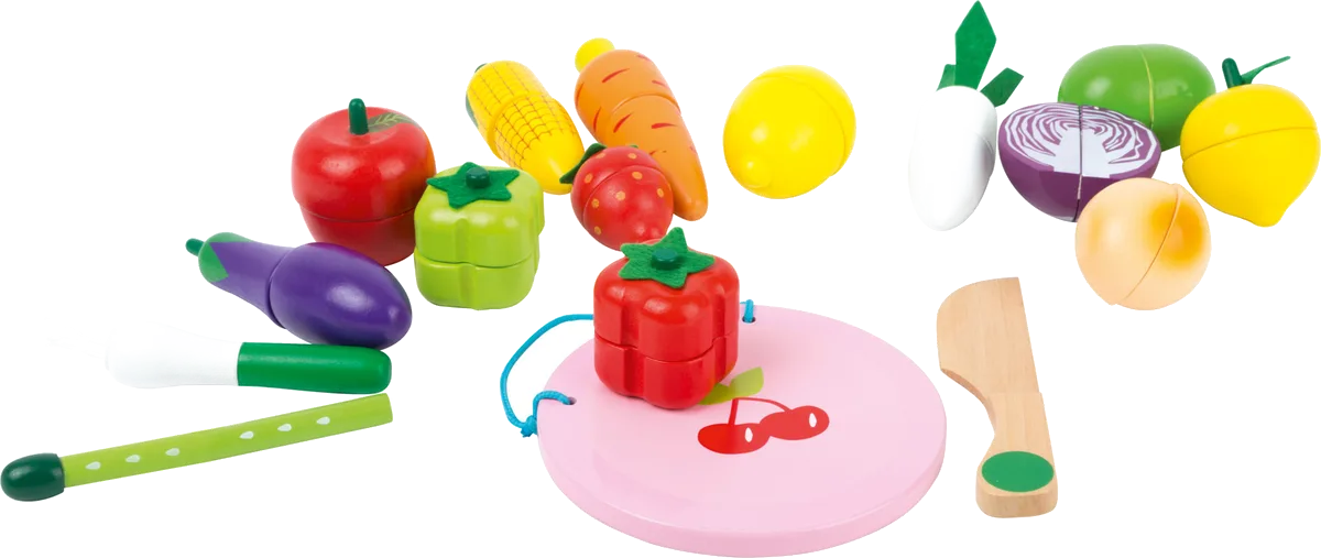 small foot Obst und Gemüse set mit klettverschluss - Bild 1