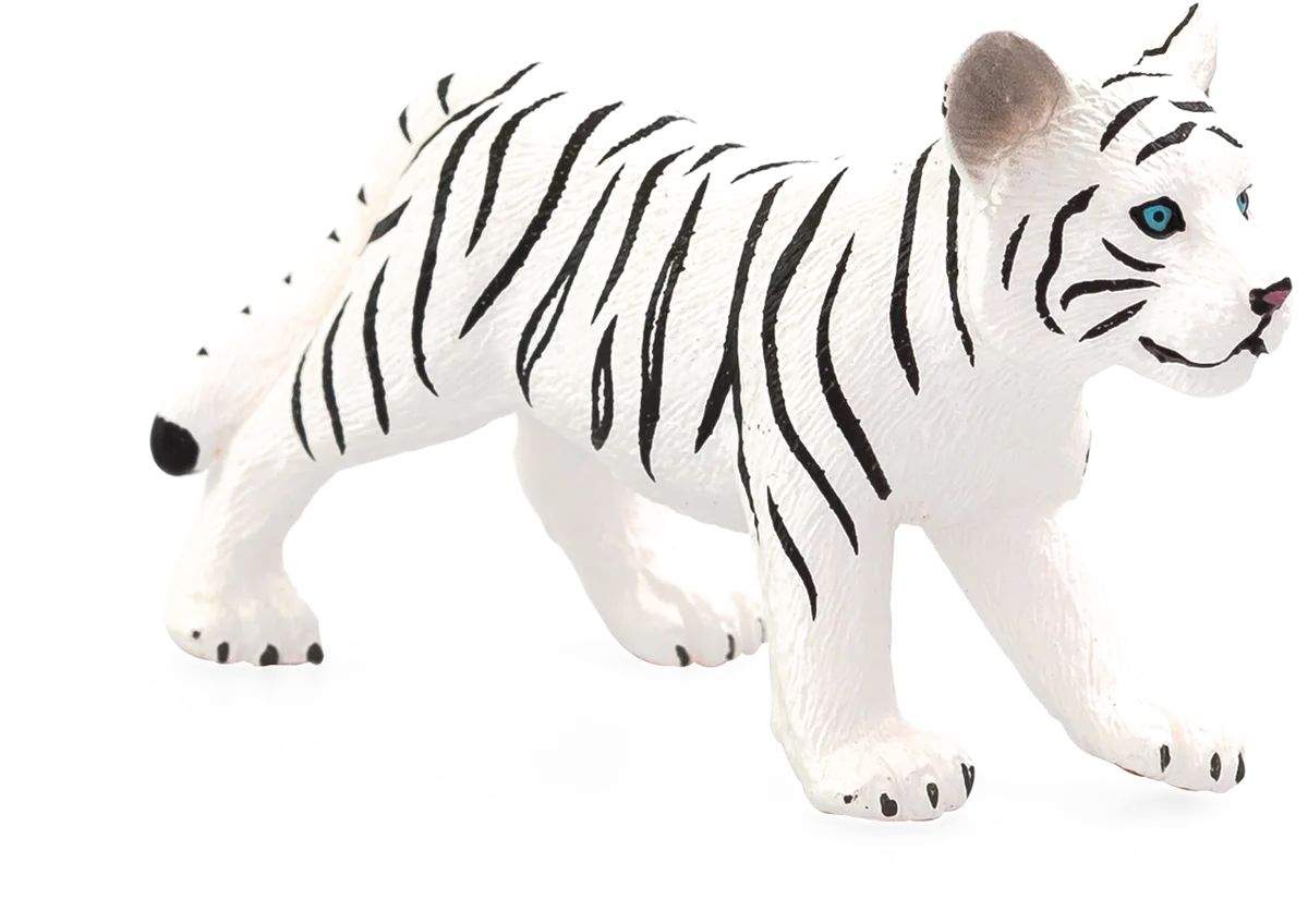 Mojo Weißer Tiger Jungtier Stehend - Bild 1