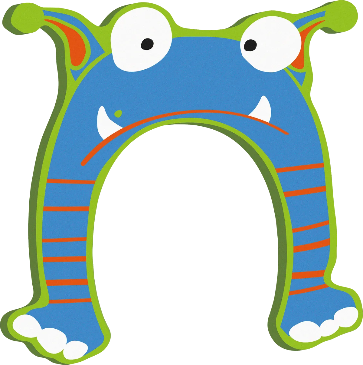 small foot ABC Buchstabe Monster Marilyn, Bambus - Bild 1