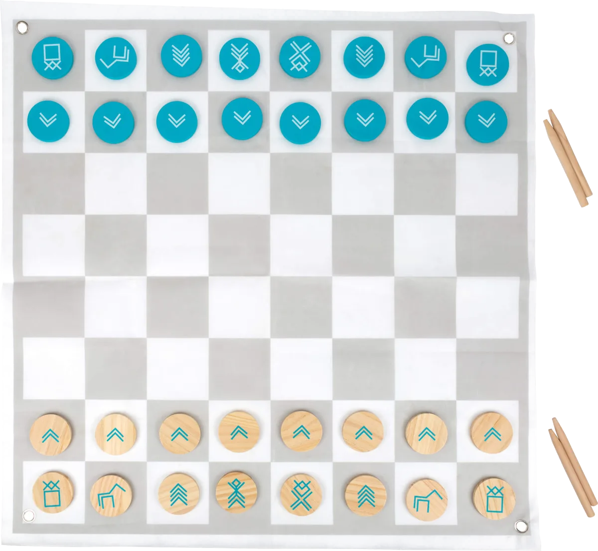 small foot Dame und Schach Gartenspiel, Aktiv - Bild 1