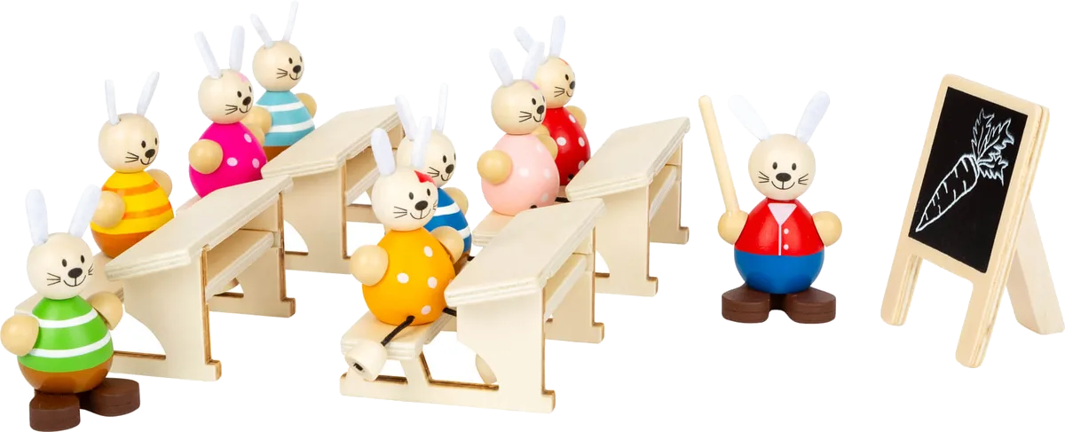 small foot Themenspiel, Hasenschule - Bild 1