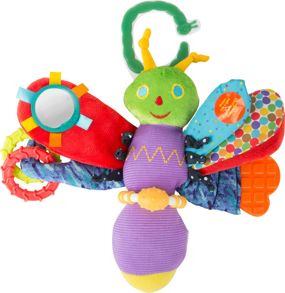small foot Kinderwagenaufhänger Schmetterling, Die hungrige Raupe Nimmersatt - Bild 1
