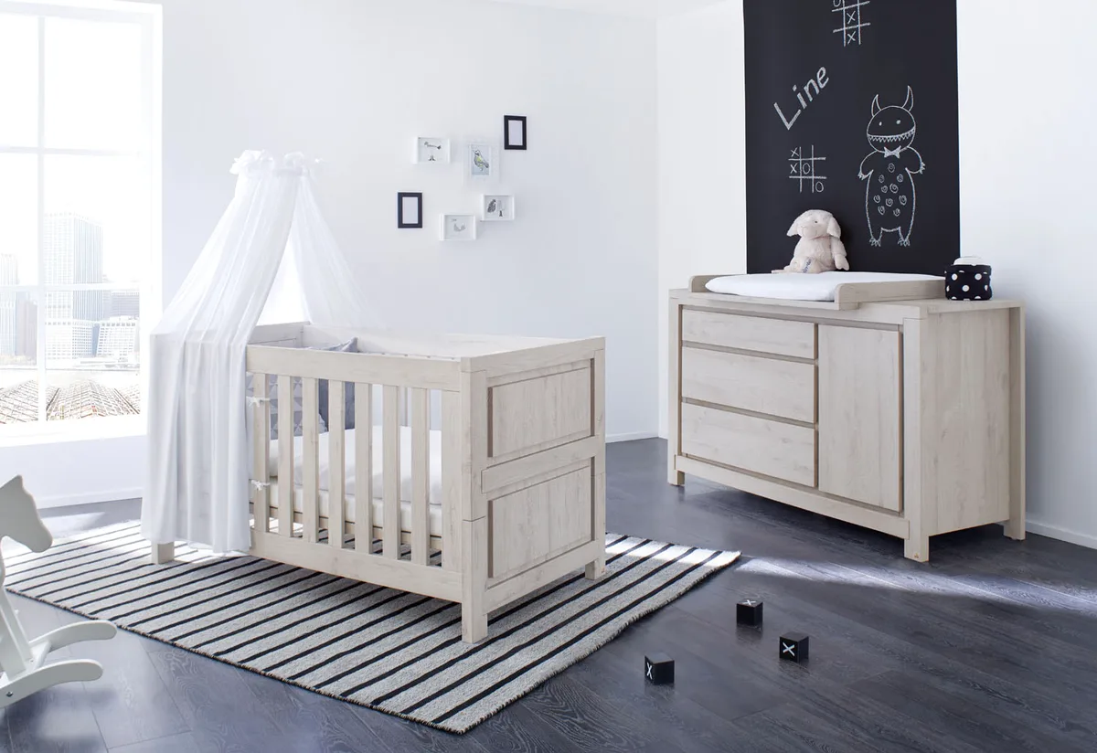 Pinolino Start Kindermöbel-Set, Extra breit, 2-teilig, Line - Bild 1