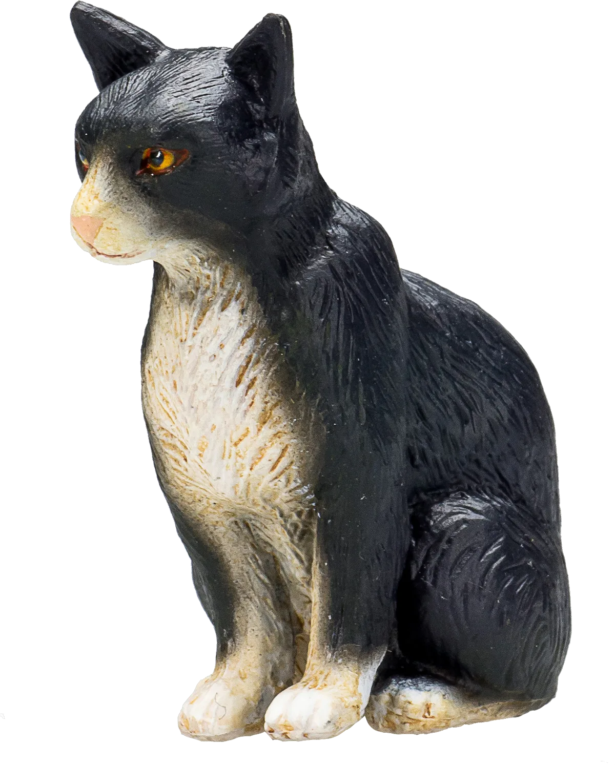 Mojo Katze Sitzend, Schwarz/Weiß - Bild 1