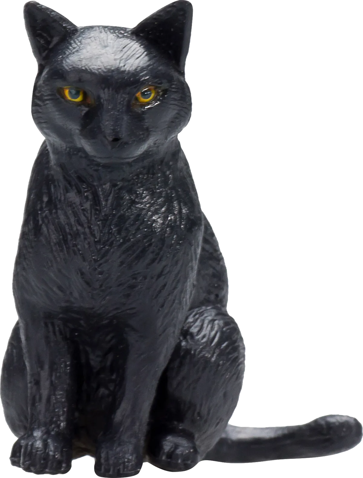 Mojo Katze Sitzend, Schwarz - Bild 1