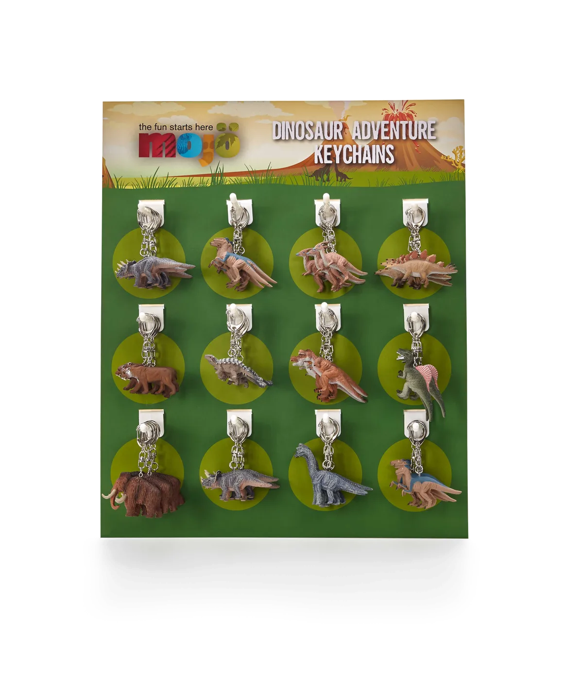Mojo Dinosaur Keychain 72pcs asst - Bild 1