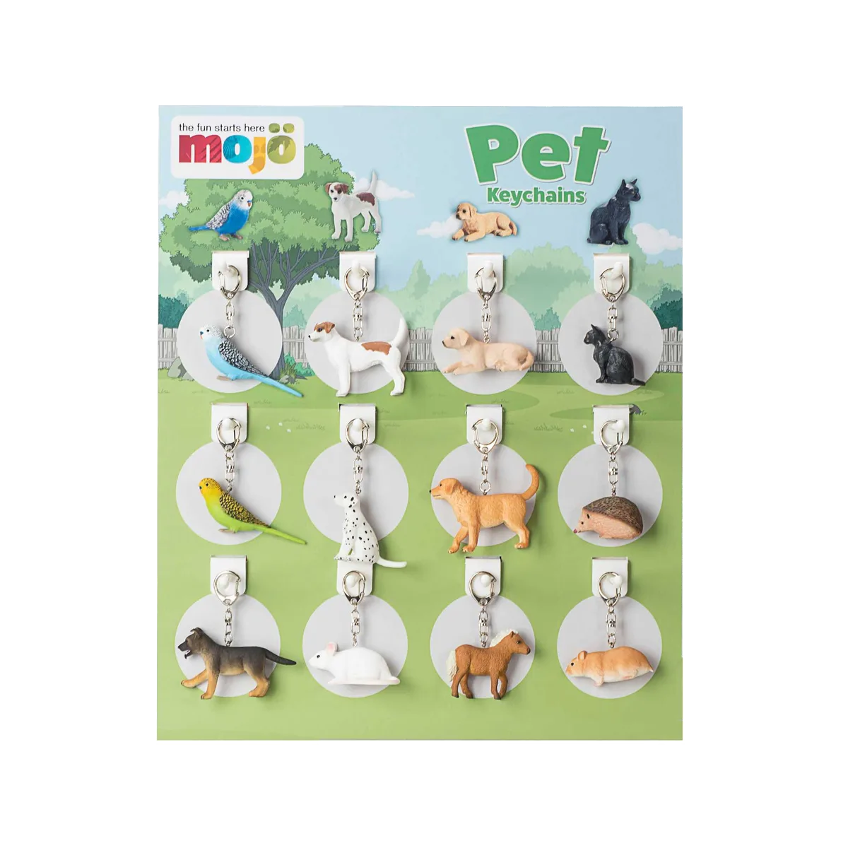 Mojo Pets Keychain Assorted 72pcs - Bild 1