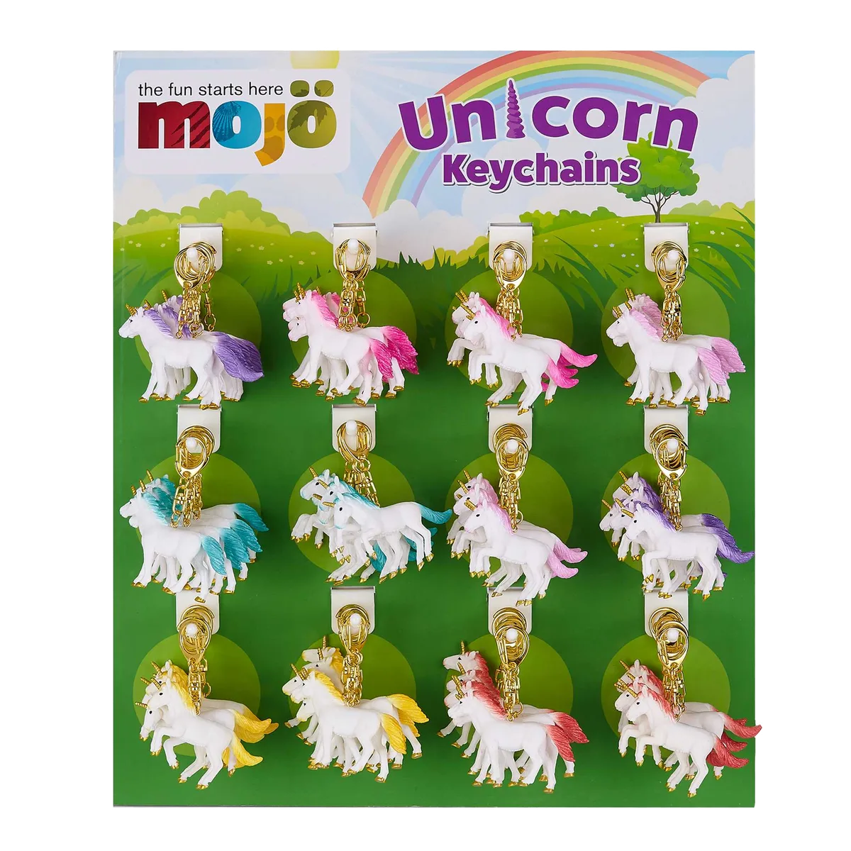 Mojo Unicorn Keychain 72pcs Asst - Bild 1
