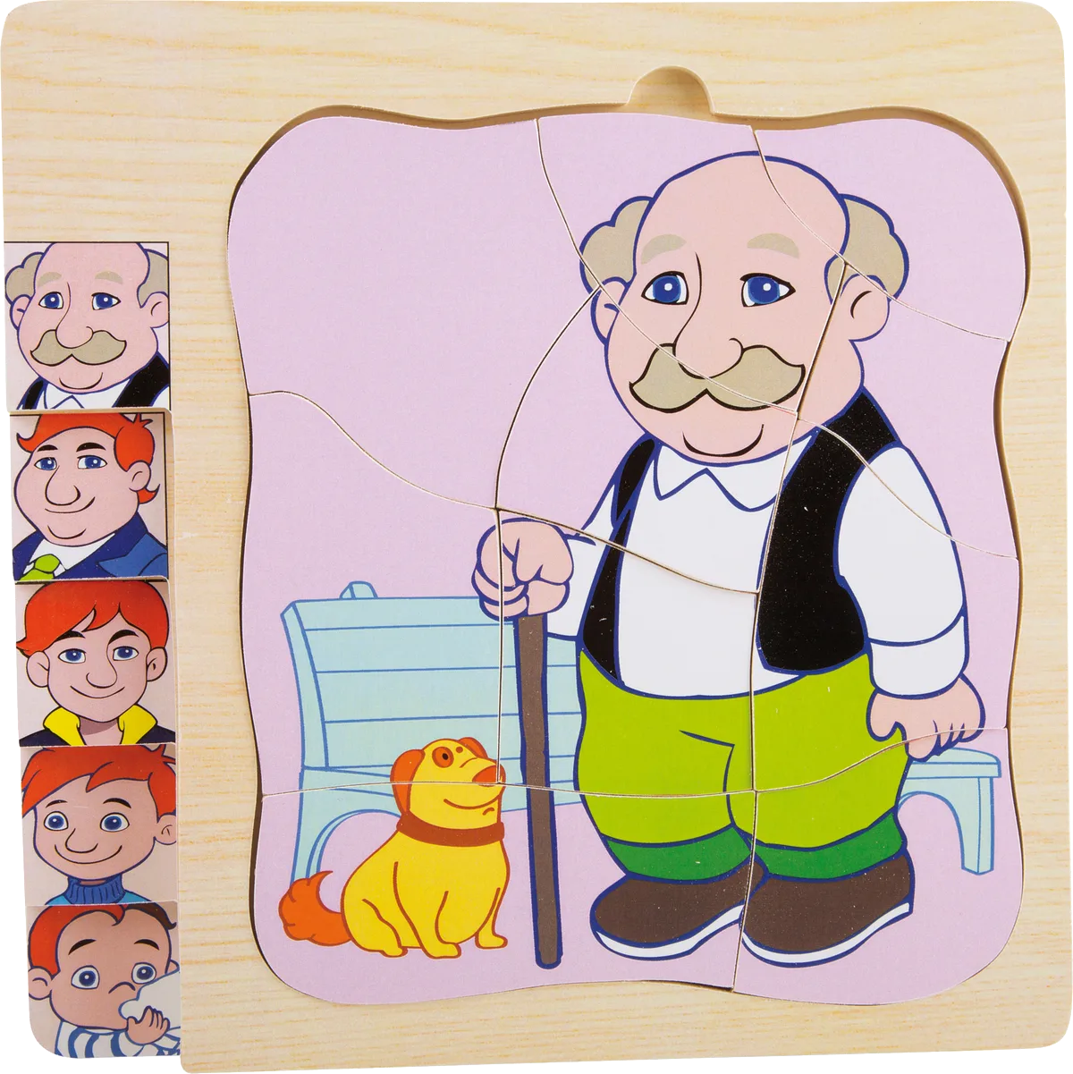 small foot Puzzlespiel , Opas Leben - Bild 1