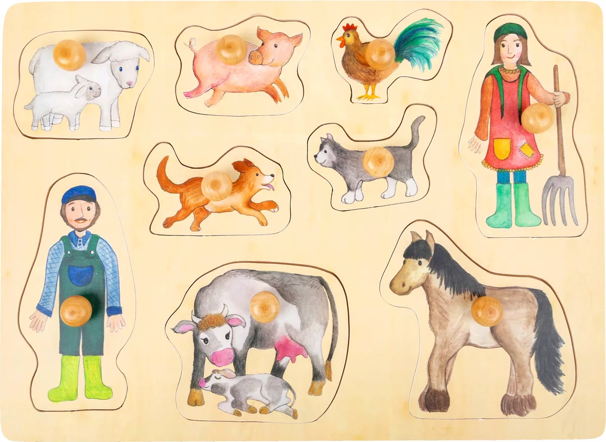 Setzpuzzle Bauernhof & Landleben - Bild 1