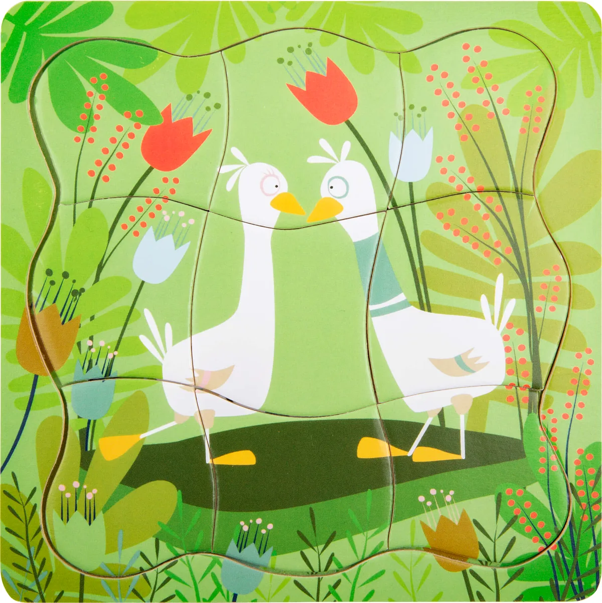 Schichtenpuzzle Entenpärchen - Bild 1