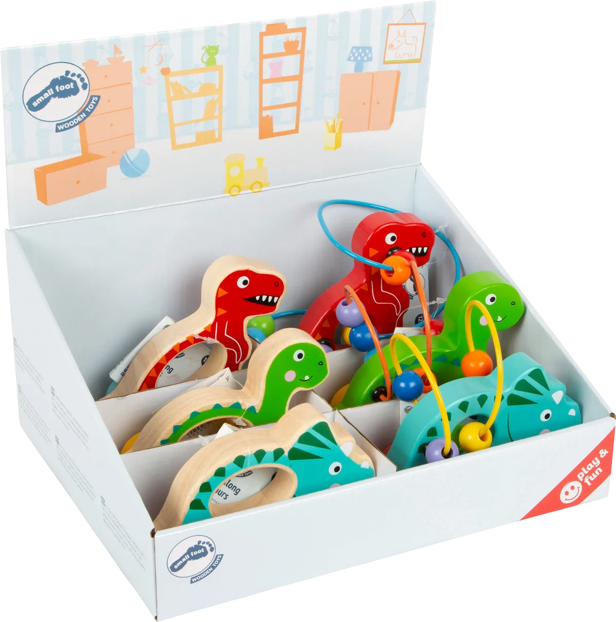 small foot Display Schiebetiere (6 Stk.), Dinosaurier - Bild 1