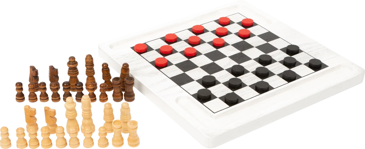 Brettspiel Schach und Dame - Bild 1