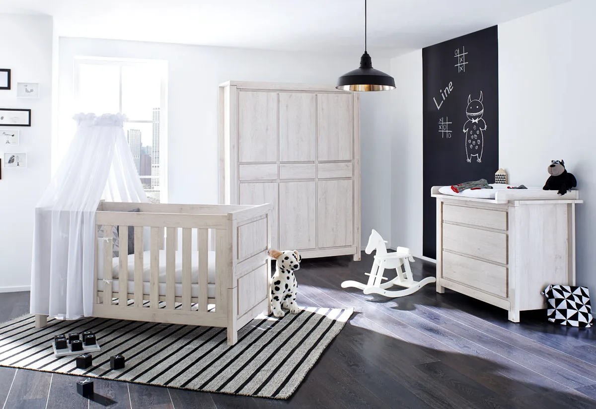 Pinolino Kindermöbel-Set, Groß und breit, 3-teilig, Line - Bild 1