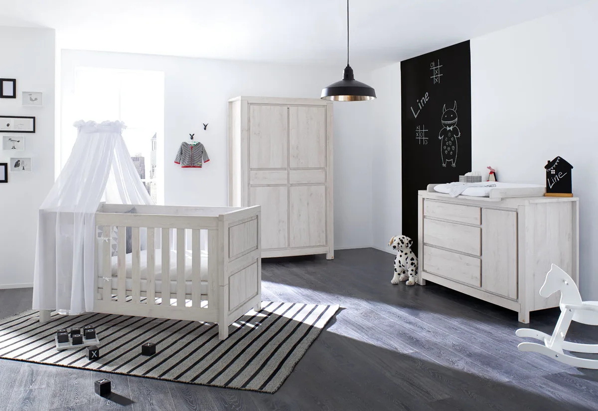 Pinolino Kindermöbel-Set, Extra Breit, 3-teilig, Line - Bild 1