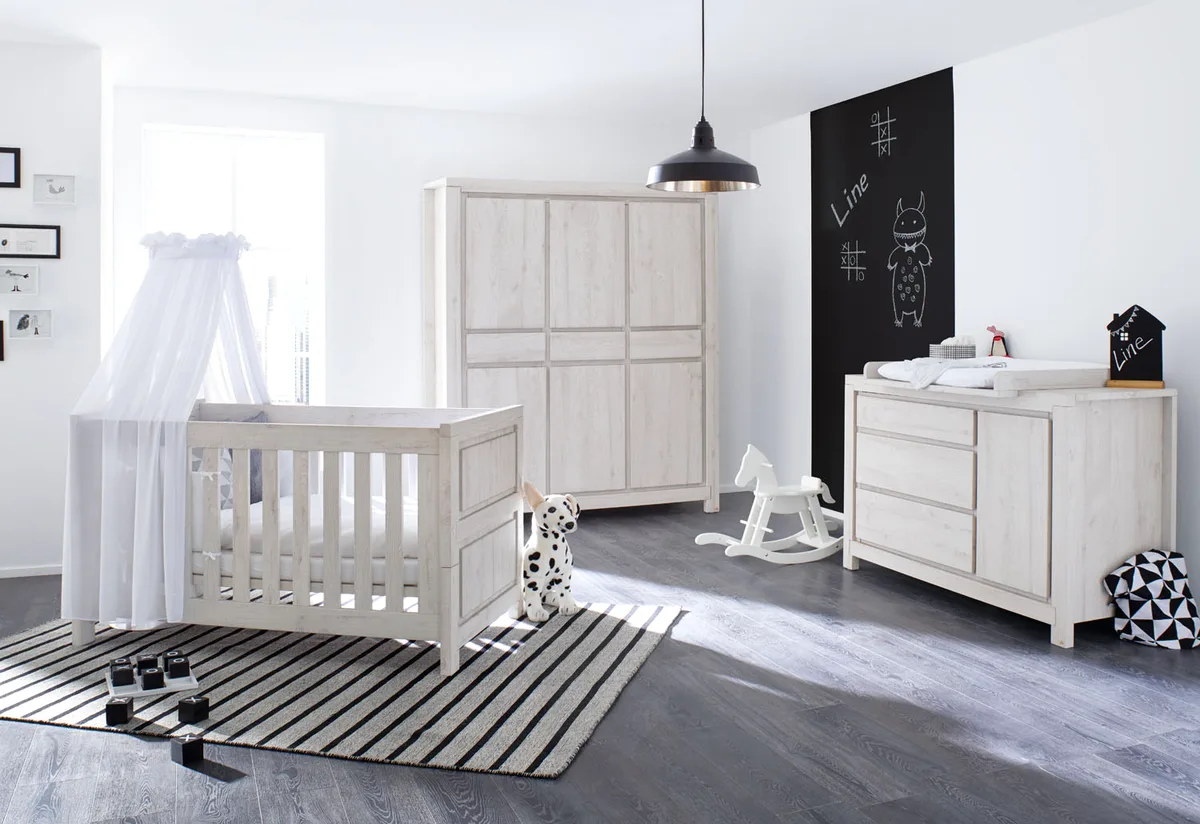 Pinolino Kindermöbel-Set, Extra Breit und groß, 3-teilig, Line - Bild 1