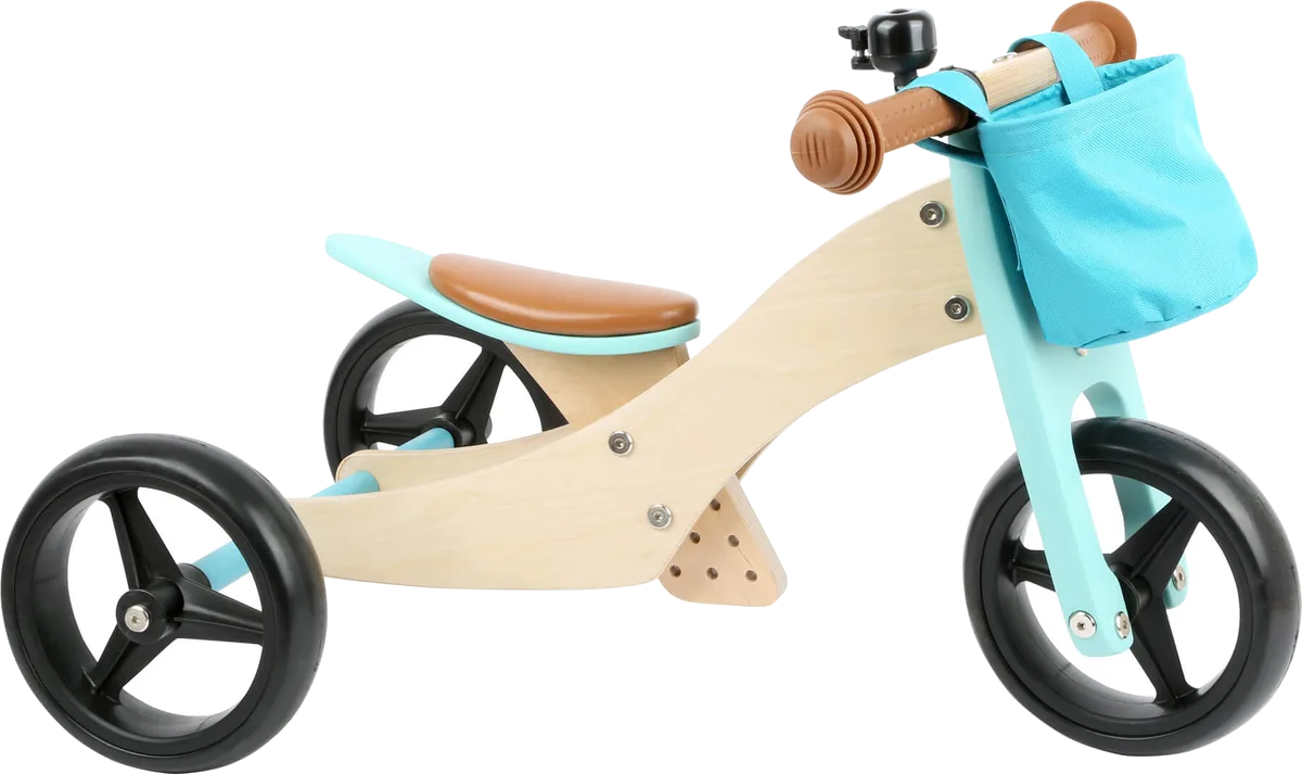 Laufrad-Trike 2 in 1 Türkis - Bild 1