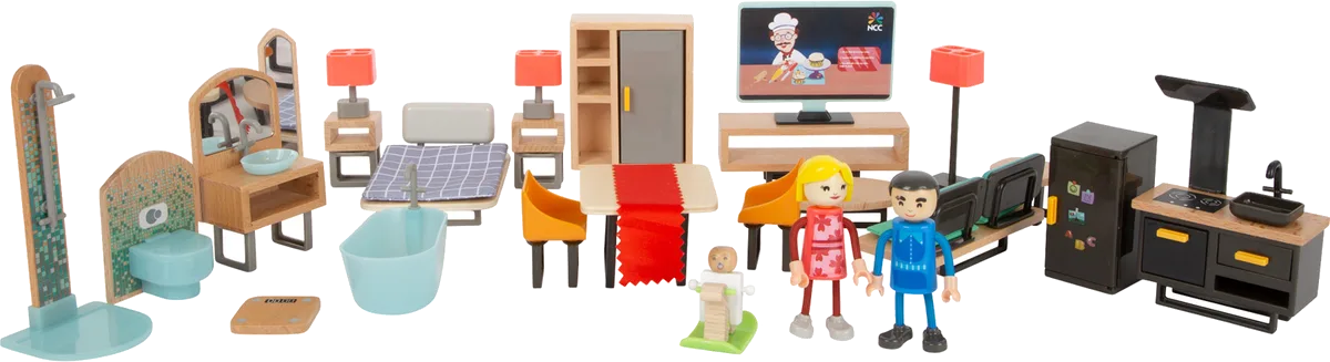 small foot Puppenhaus Möbelset, Modern - Bild 1