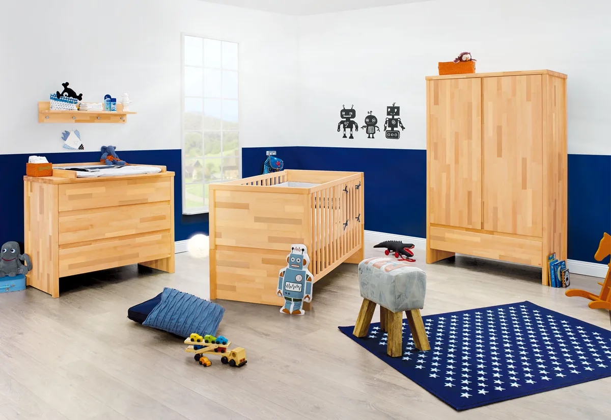 Pinolino Kinderzimmer, Breit, 3-teilig, Fagus - Bild 1