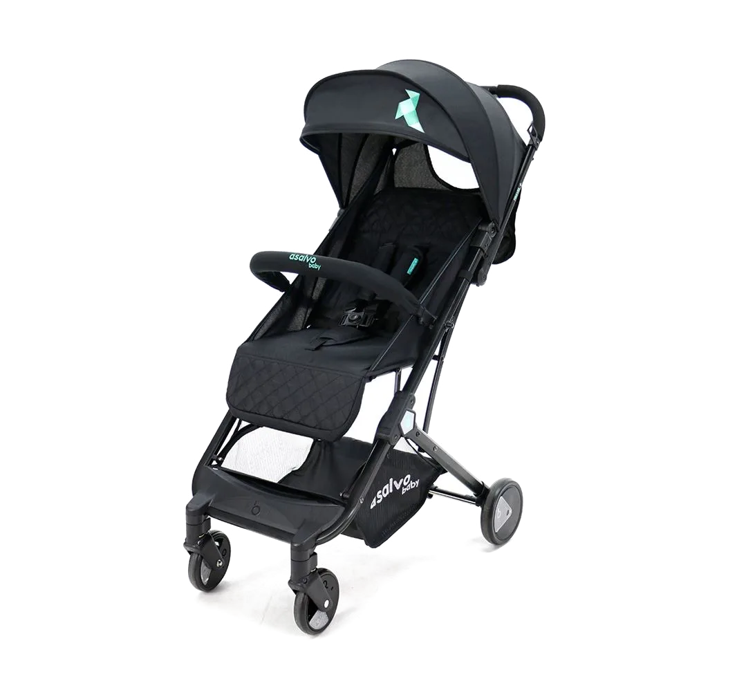 Asalvo Buggy Flight Travel+, Schwarz/Aqua - Bild 1