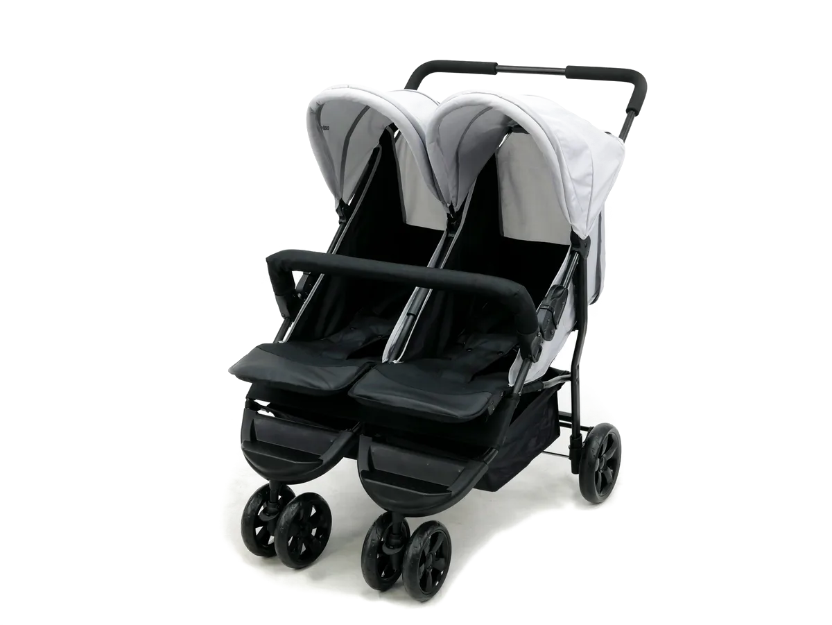 Asalvo Zwillingsbuggy Double Dinamic, Anthrazit - Bild 1