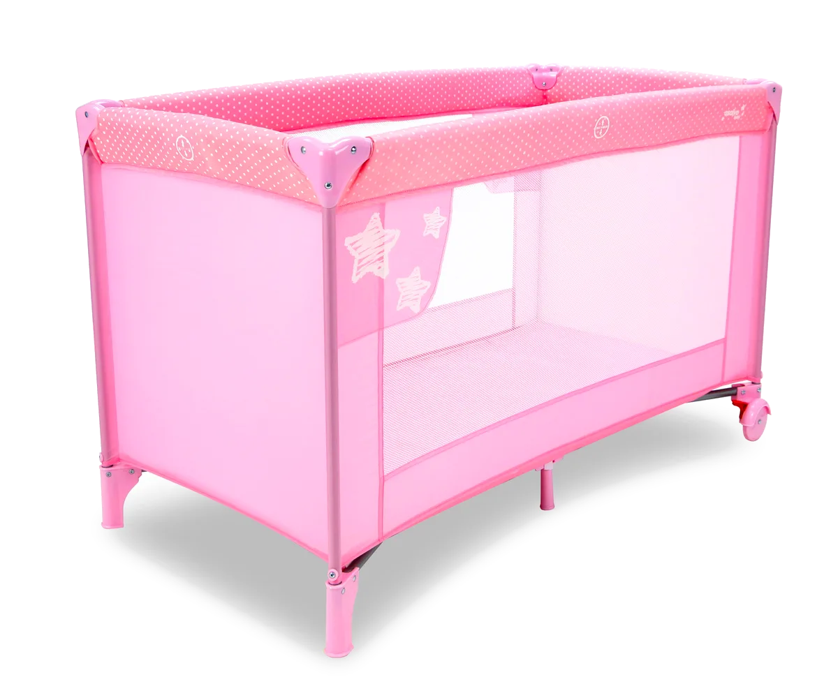Asalvo Reisebett Baleares Sterne, Pink - Bild 1