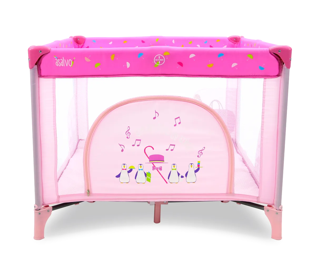 Asalvo Laufgitter London 99x99 cm, Pink - Bild 1