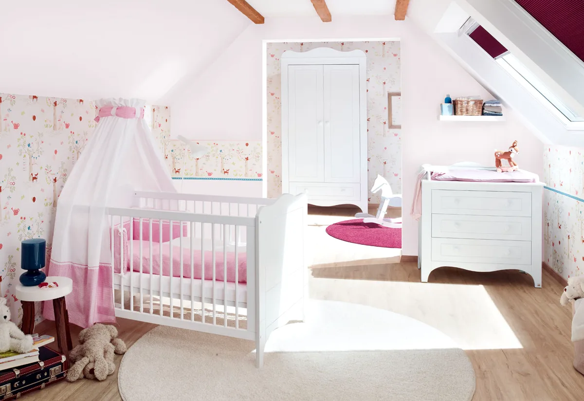 Pinolino Kinderzimmer, Breit, 3-teilig, Fleur - Bild 1