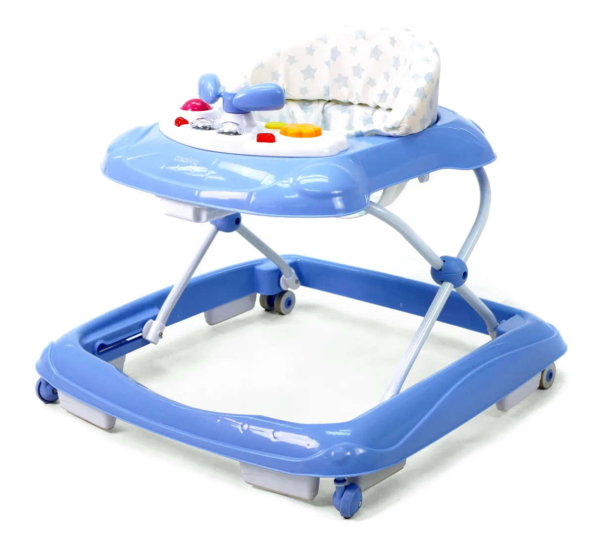 Asalvo Lauflernstuhl Baby, Blau Sterne - Bild 1