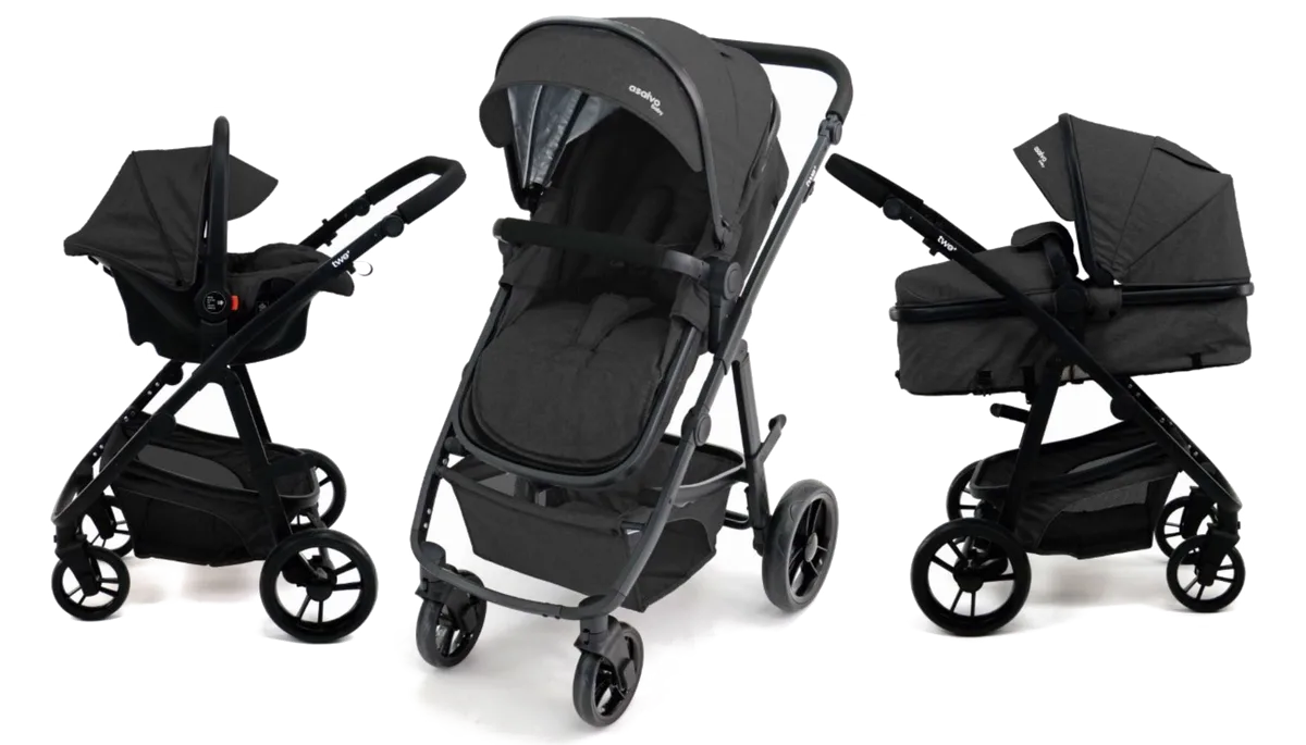 Asalvo Convertible Two+, Schwarz - Bild 1