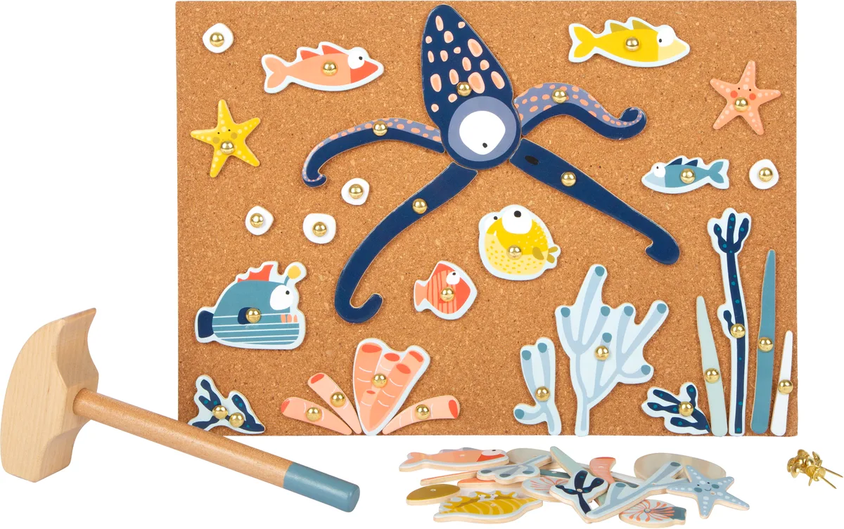 small foot Hammer- und Nagelspiel, Leben im Meer - Bild 1