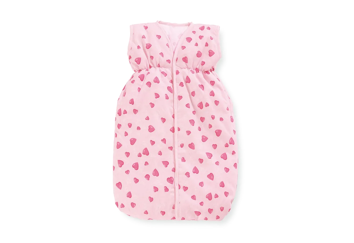 Pinolino Schlafanzug für die Puppe, Herzen/Rosa - Bild 1