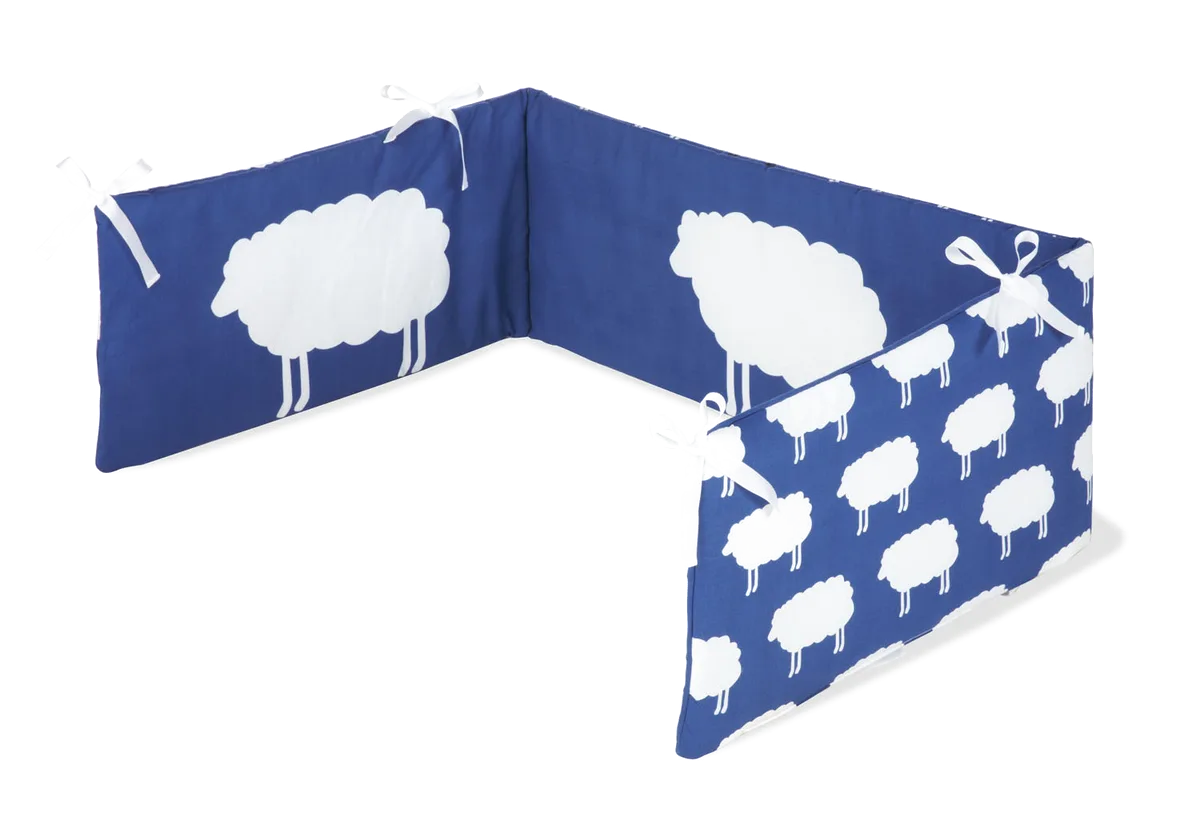 Pinolino Bettbegrenzung für Babybett 165x28cm, Happy Sheep - Bild 1